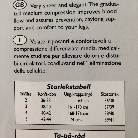 NEW 2pr Segreta Italian Stay-Up Hosiery - Picture 6 of 9